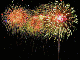Gif animé feux d'artifices 87